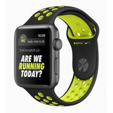 مشخصات، قیمت و خرید ساعت هوشمند سری 2 مدل Nike Plus 42mm Space Gray،Black/Volt اپل | 19کالا